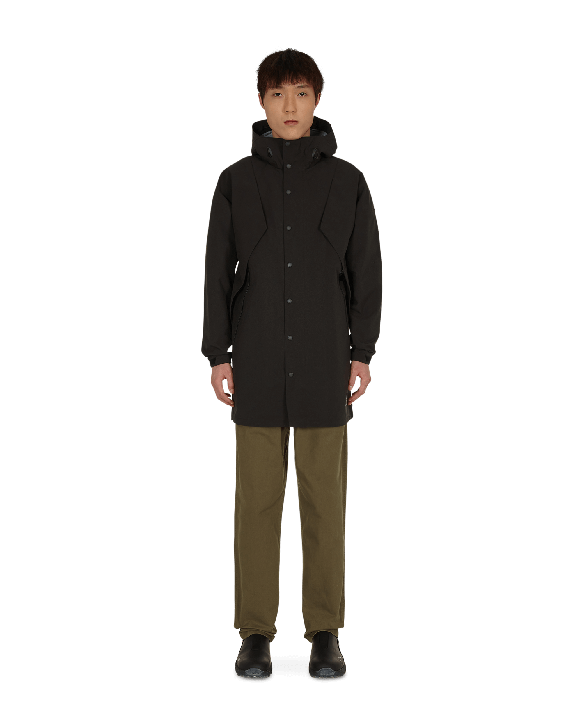 Gramicci 3Layer Big Flap Coat Black Coats and Jackets Coats GCJK-21F091 BLACK