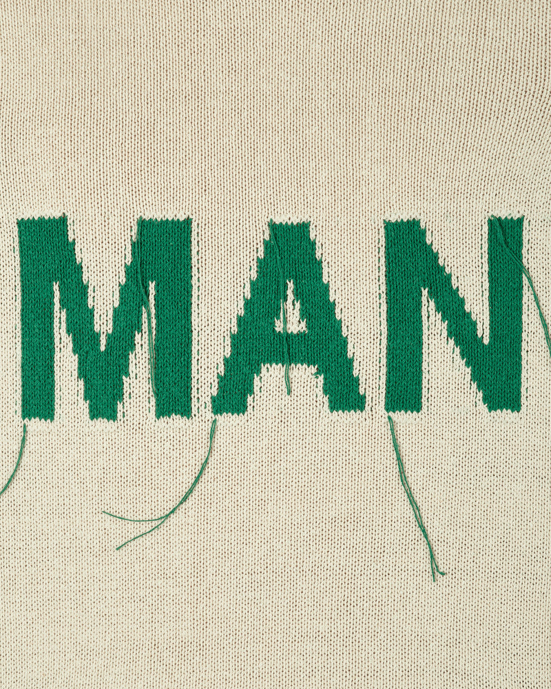 Junya Watanabe Man Men'S Sweater Natural/Green Knitwears Sweaters WK-N001-S23 1