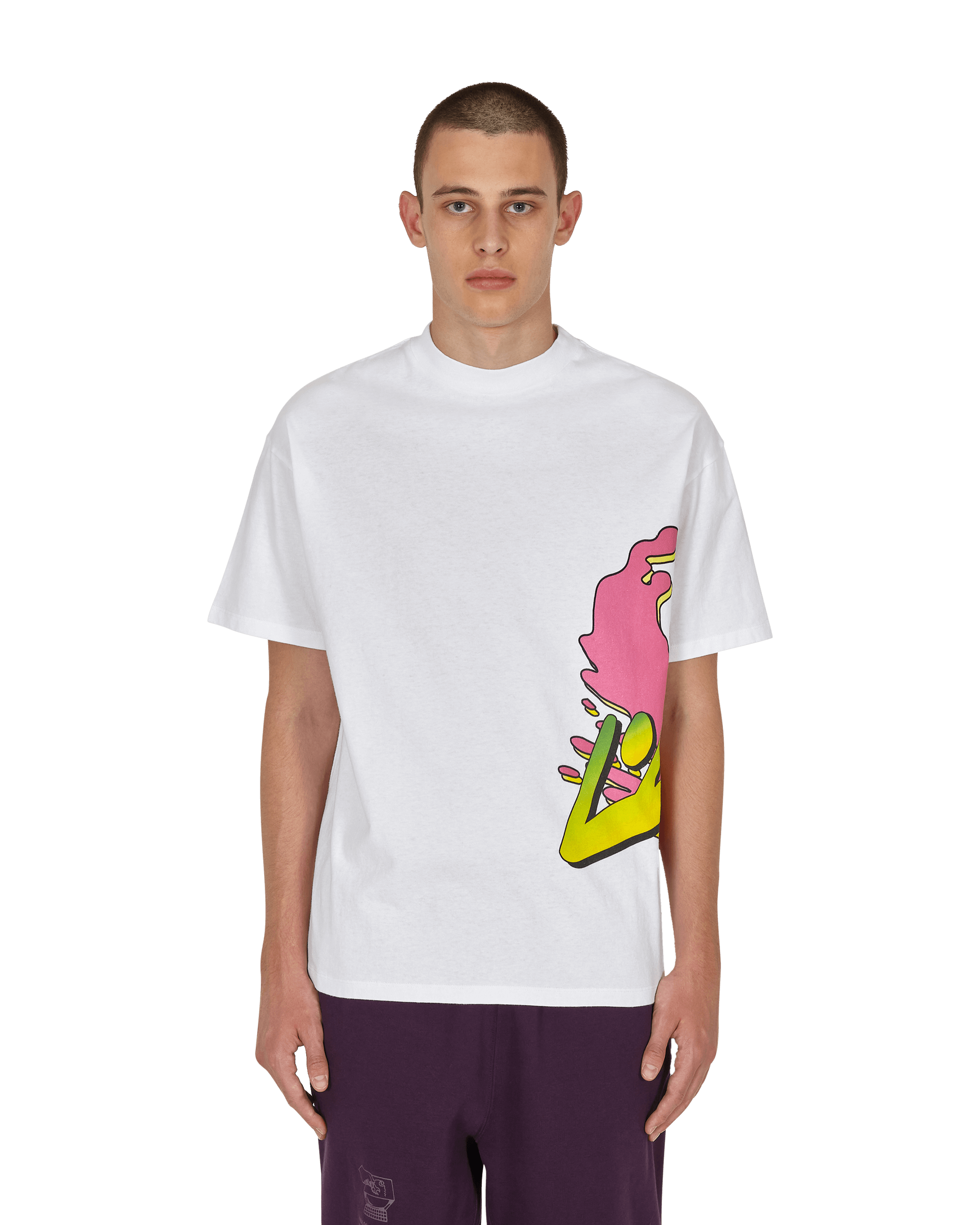 L'Art Splash Graphic T-Shirt White