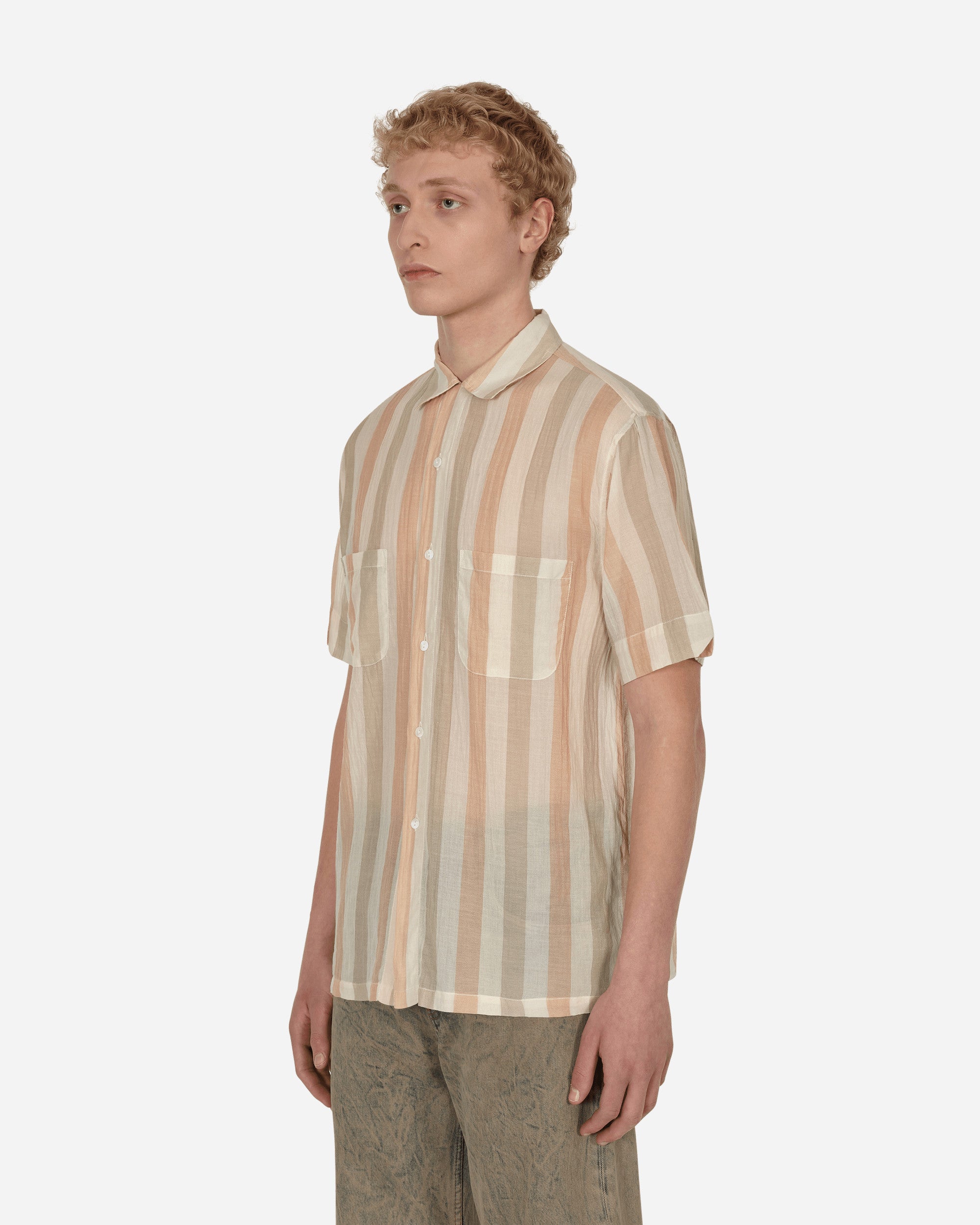 Levi's® Made & Crafted Lmc Camp Shirt Summer Cedar Stripe Shirts Longsleeve A2174 0001