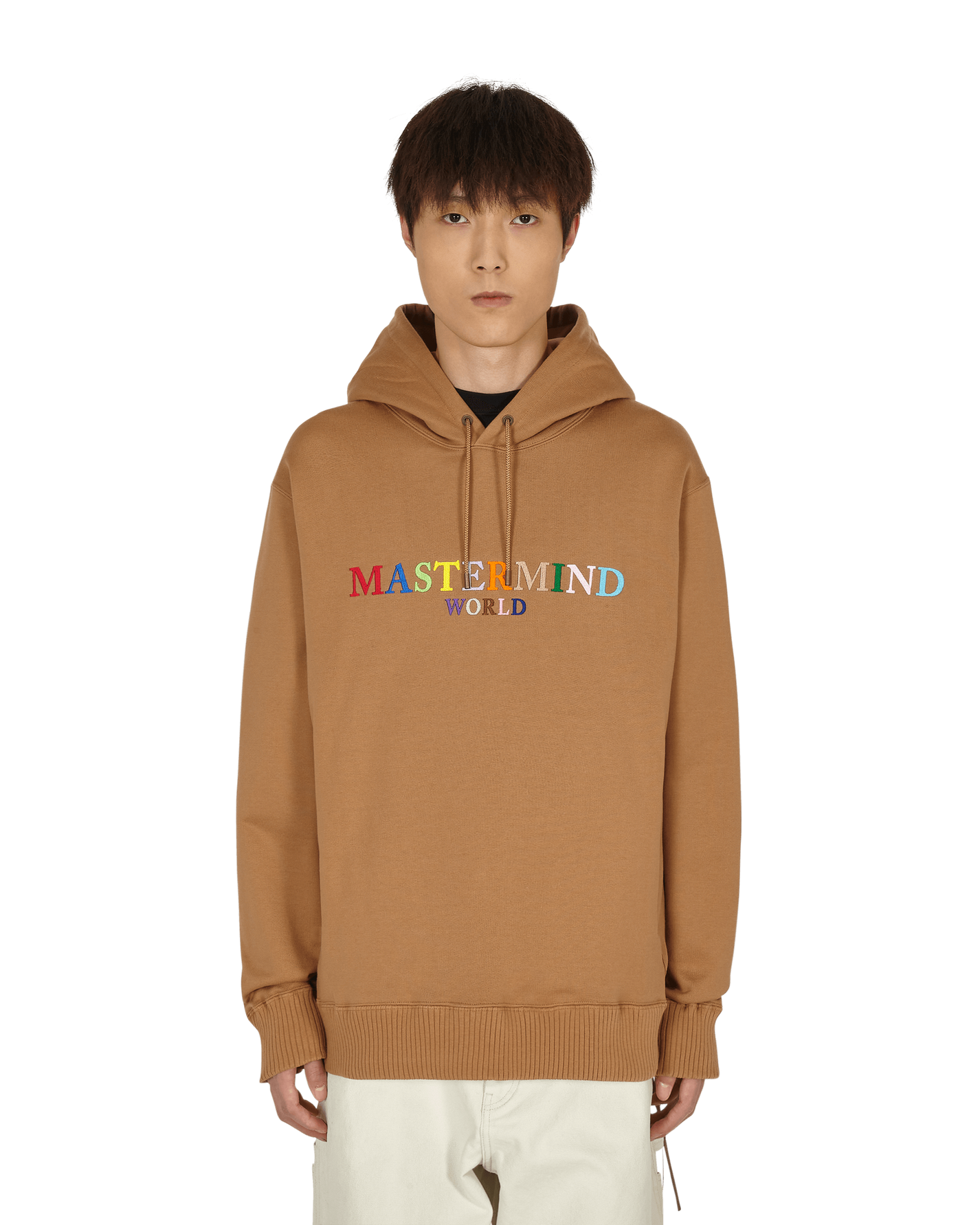 Mastermind World Hoodie Camel Sweatshirts Hoodies MW21S07-SW029-010 003