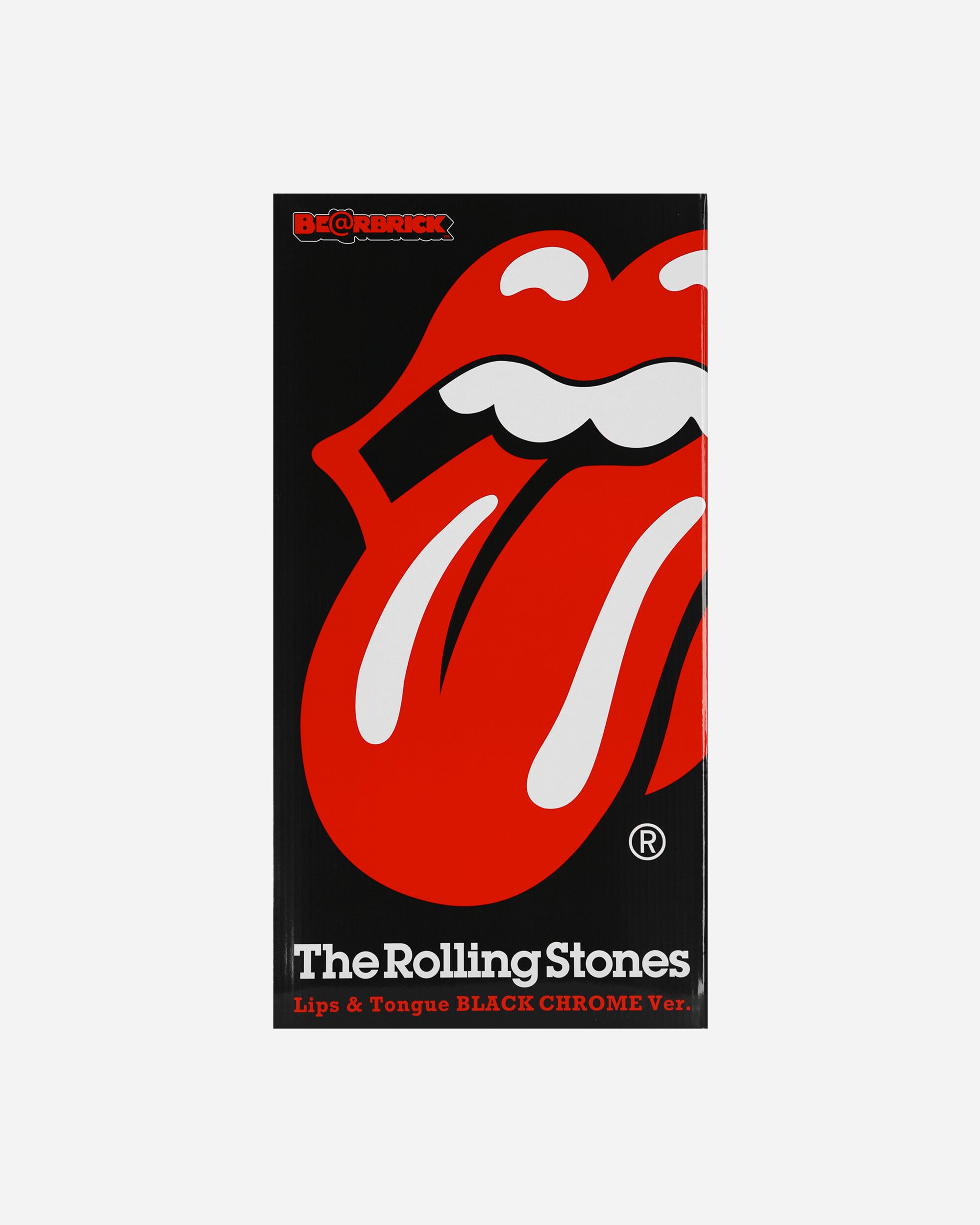 Medicom 1000% The Rolling Stones Lips&Tongue Black Chrome Ass Homeware Toys F221000STONES ASS