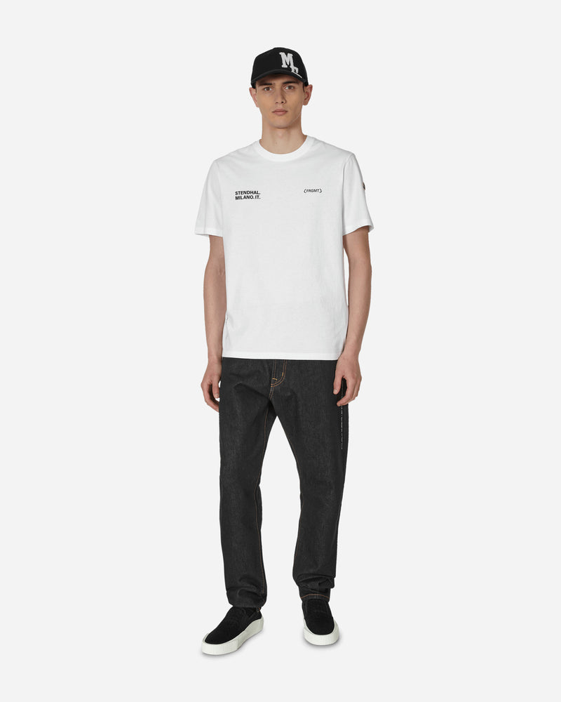 Moncler Genius T-Shirt X Fragment White T-Shirts Shortsleeve 8C00002M3265 001