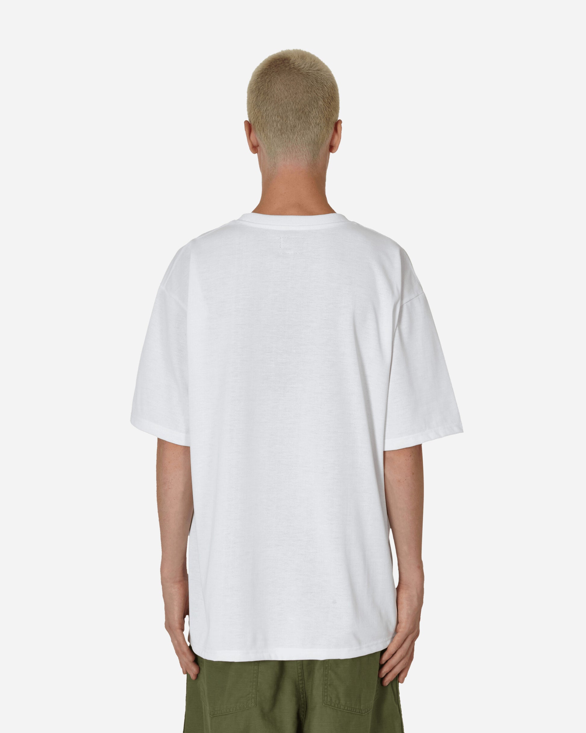 Needles S/S Crew Neck Tee - Poly Jersey White T-Shirts Shortsleeve NS273 A