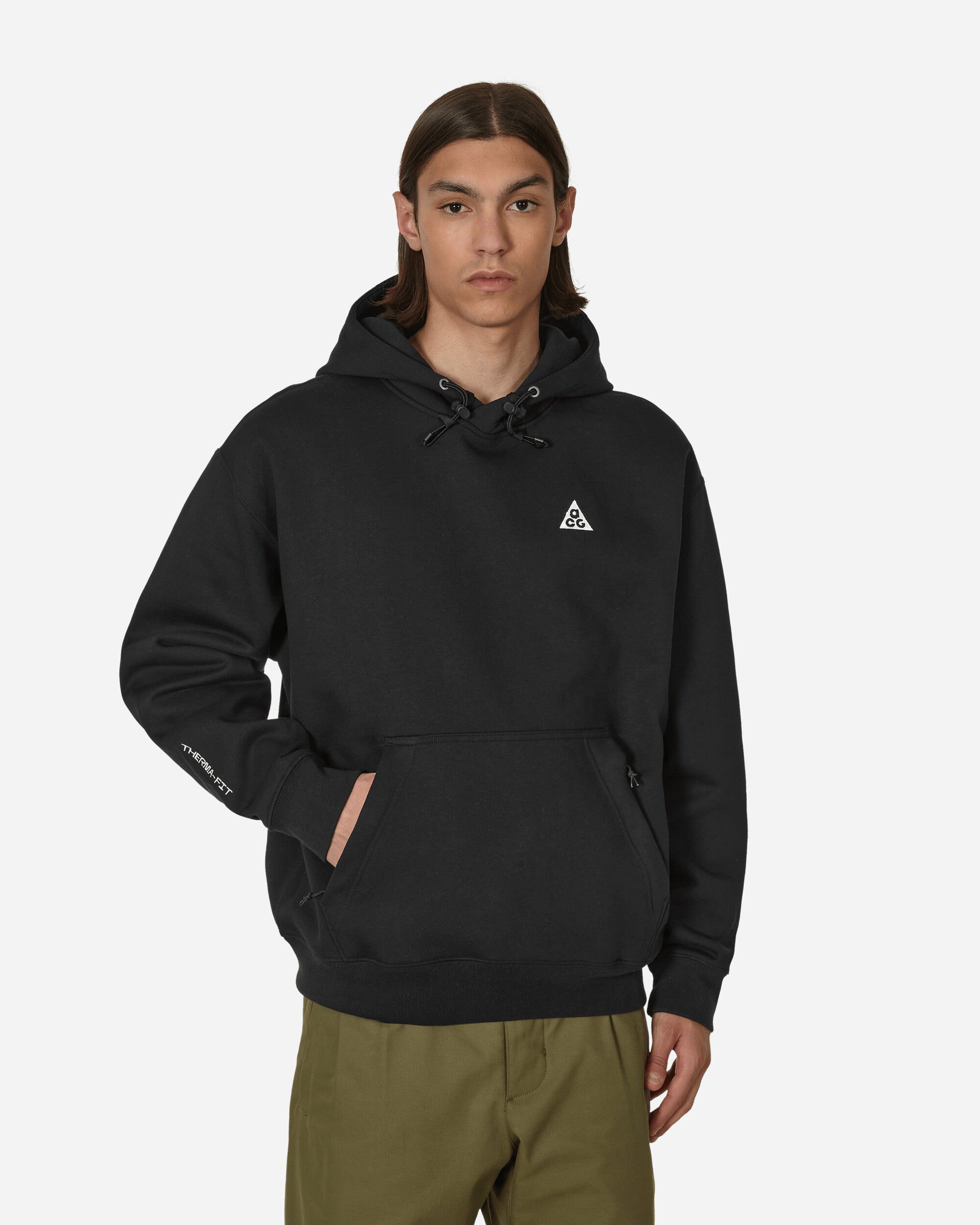 Nike Tuff Flc Hoodie Po Black/Summit White Sweatshirts Hoodies DZ3392-010