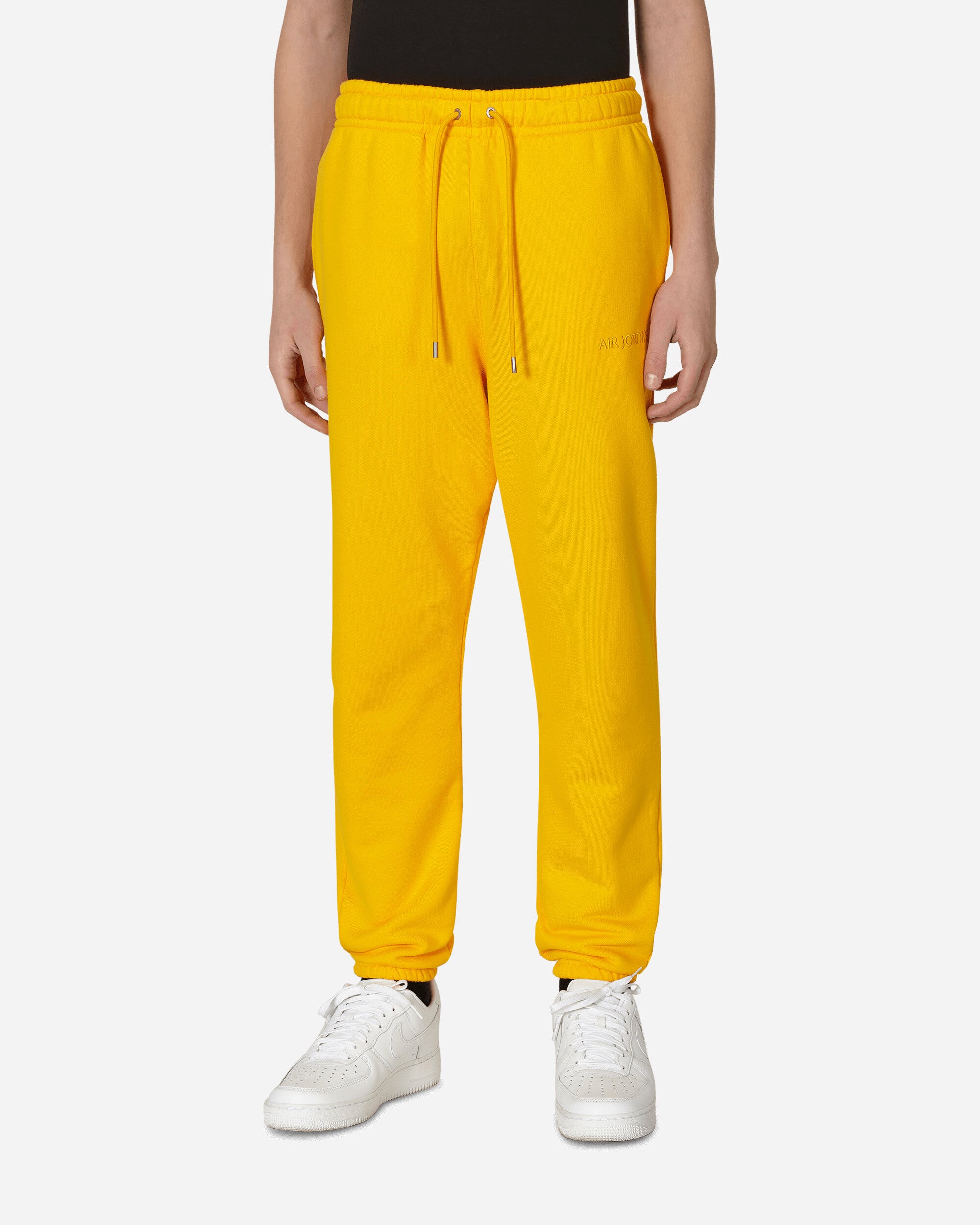 Wordmark Fleece Pants Yellow