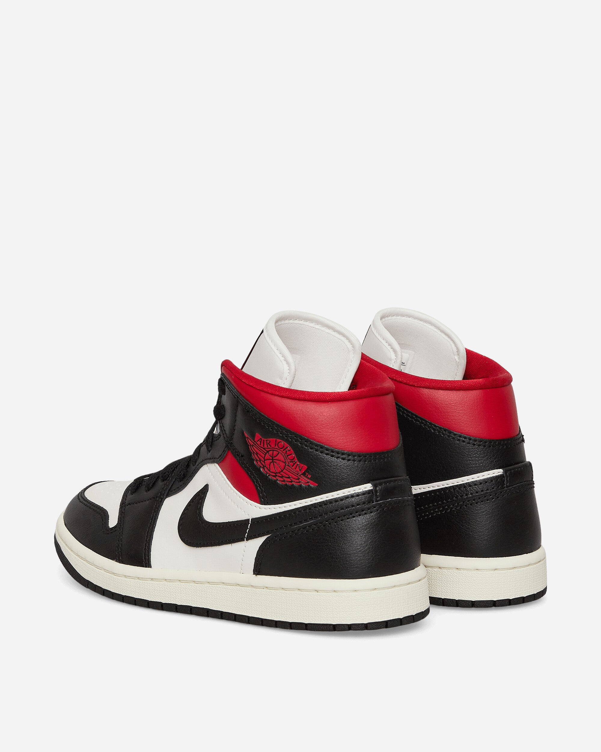 Nike Jordan Wmns Wm Air Jordan 1 Mid Black/Gym Red Sneakers Mid BQ6472-061