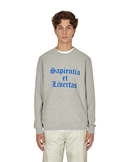 Noah Knowledge Heather Grey Sweatshirts Crewneck SS021FW21 HGY