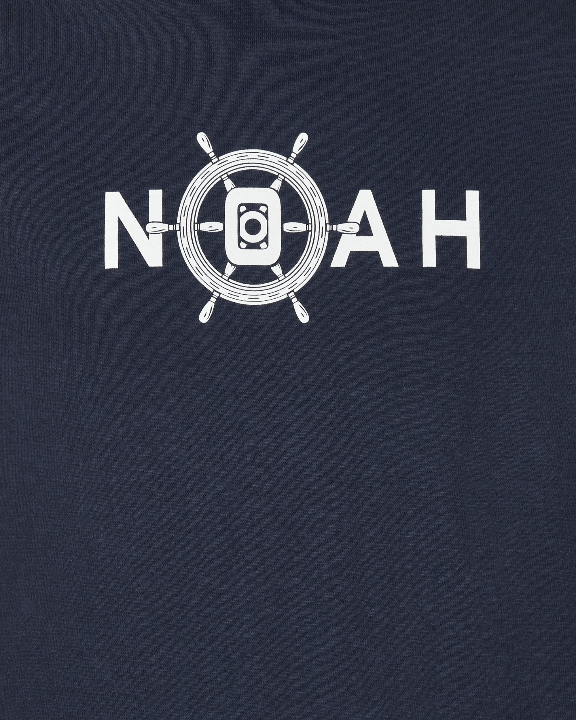 Noah Ship Wheel Tee Deep Navy T-Shirts Shortsleeve T089FW22 DNV