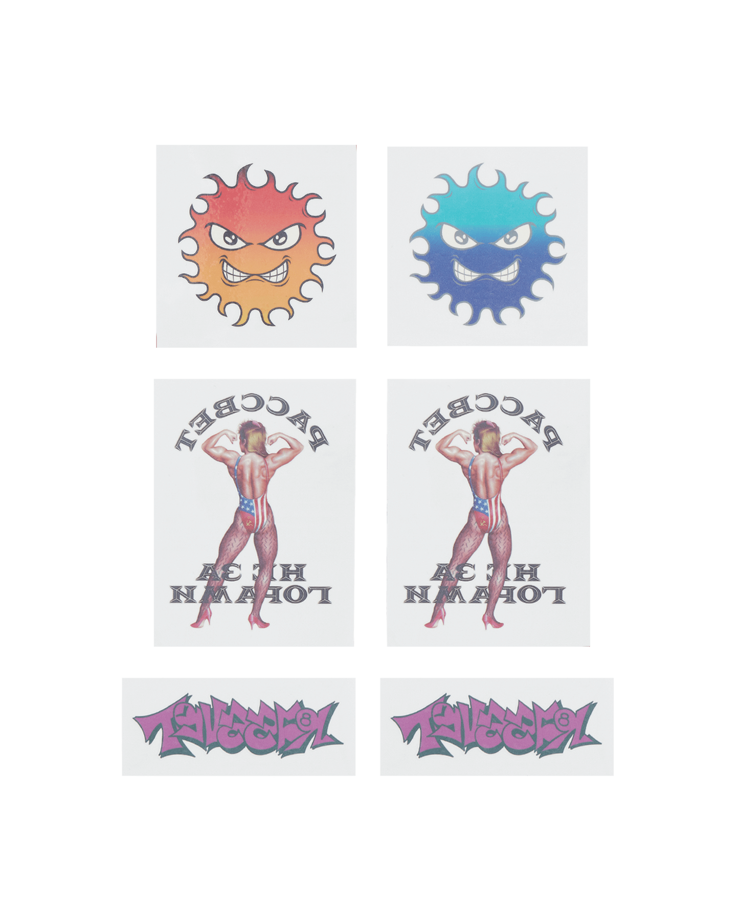 Paccbet Temporary Tattoo Multi Equipment Stickers PACC8K011 1