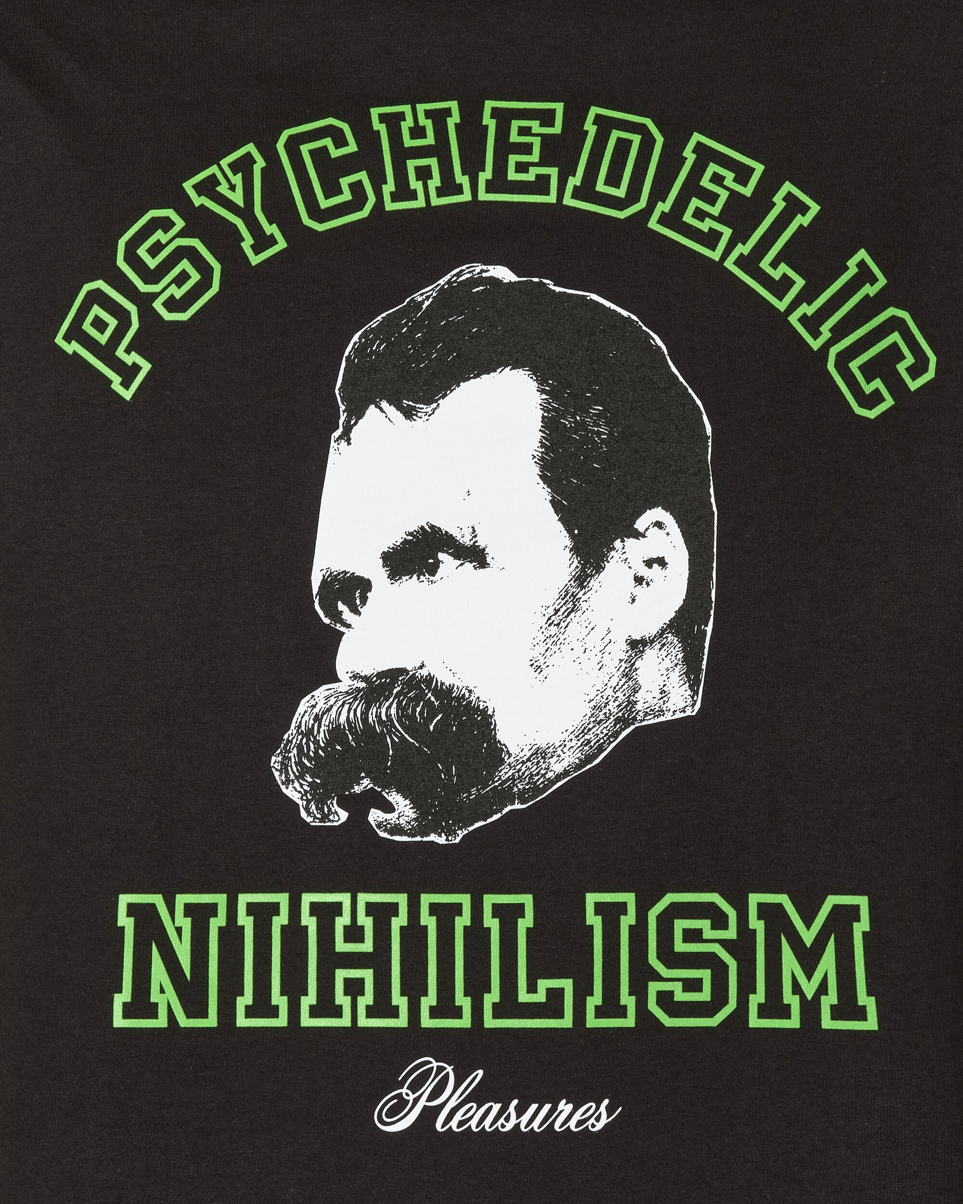 Pleasures Psychedelic Nihilism T-Shirt Black T-Shirts Shortsleeve P23SP059 BLACK