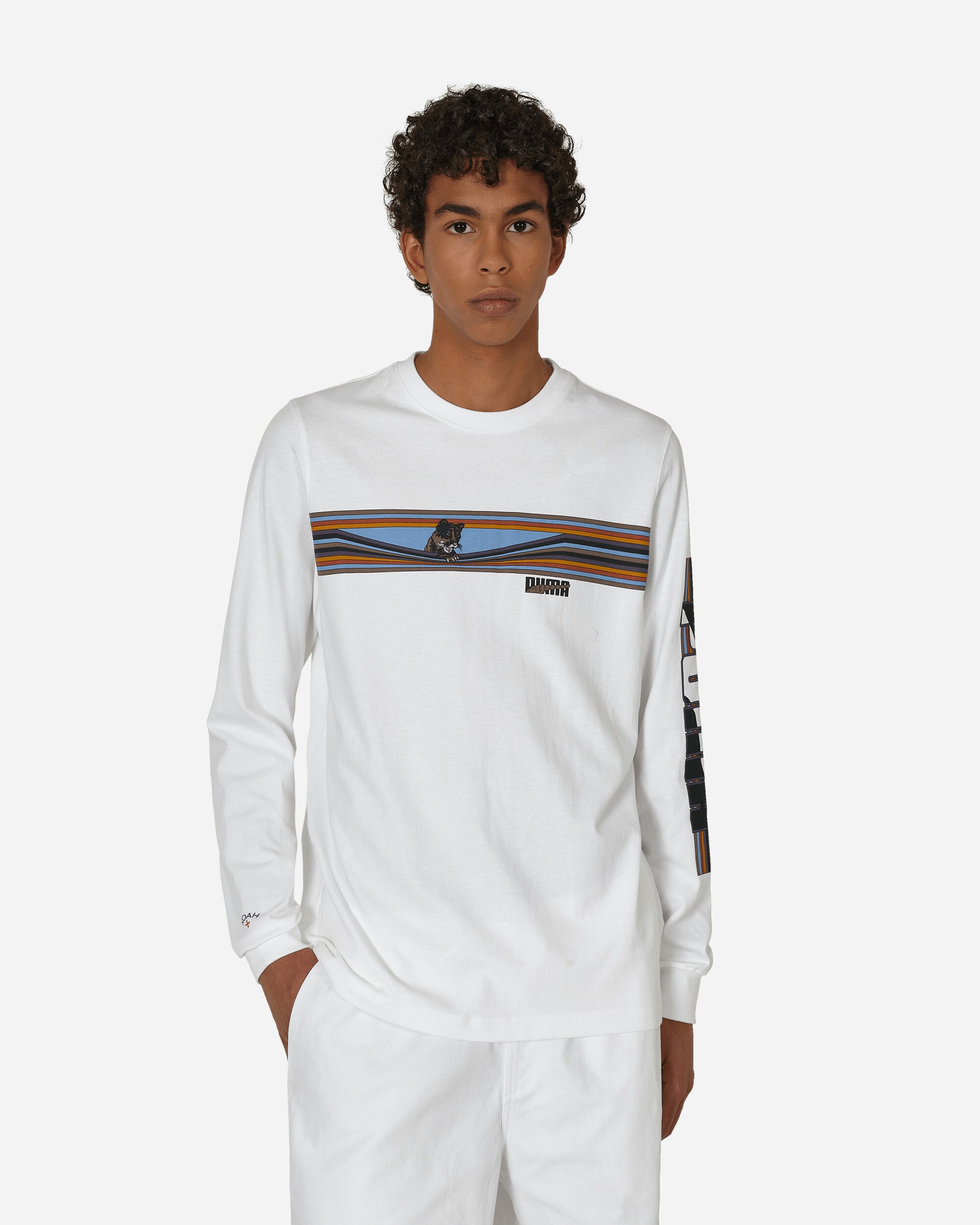Noah Graphic Longsleeve T-Shirt White