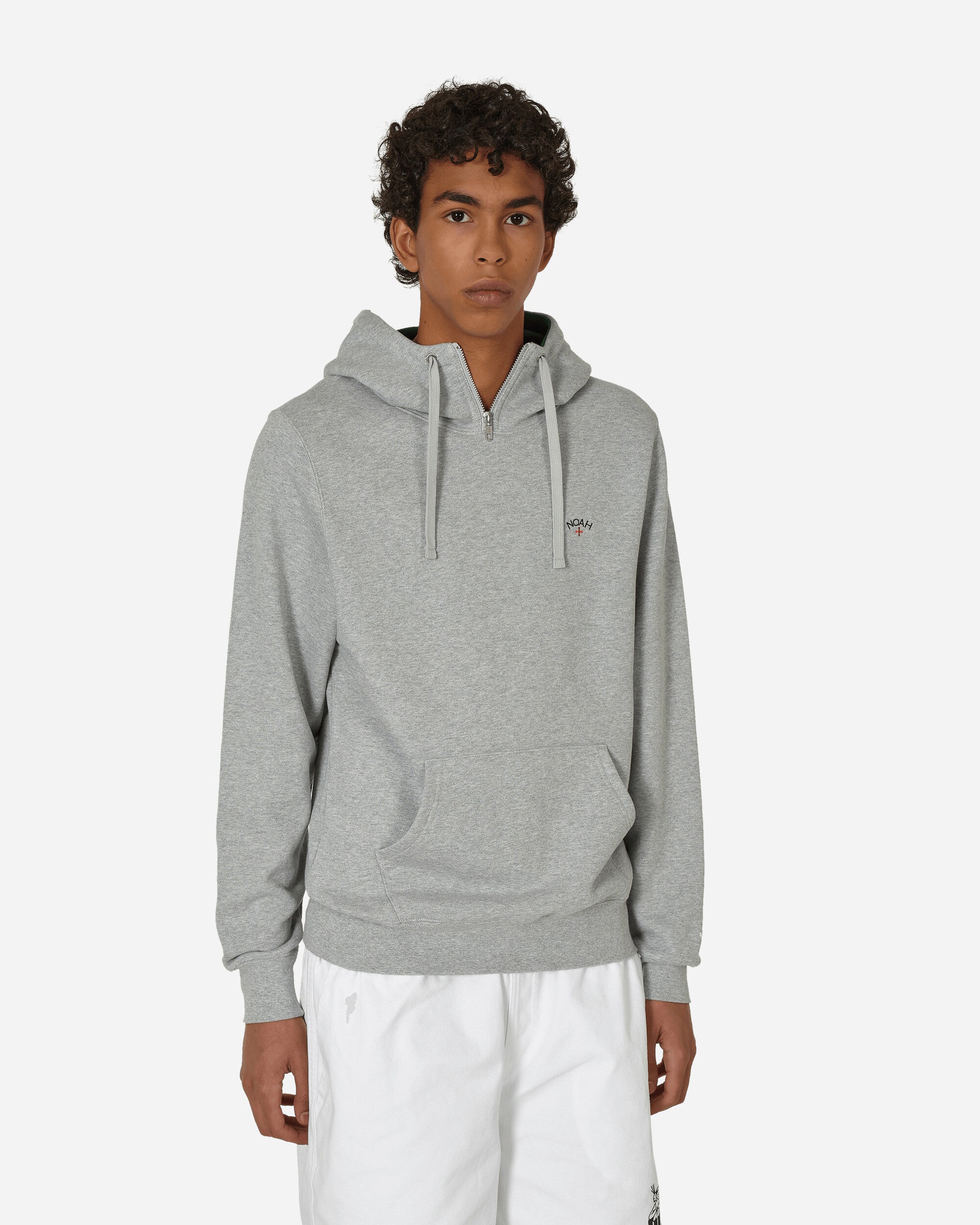 Noah Hooded Sweatshirt Light Gray Heather