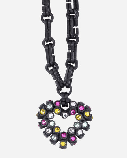 Roussey Wmns Crush Pendant Necklace Exclusive Multi Black Exclu Jewellery Necklaces S23N04 1