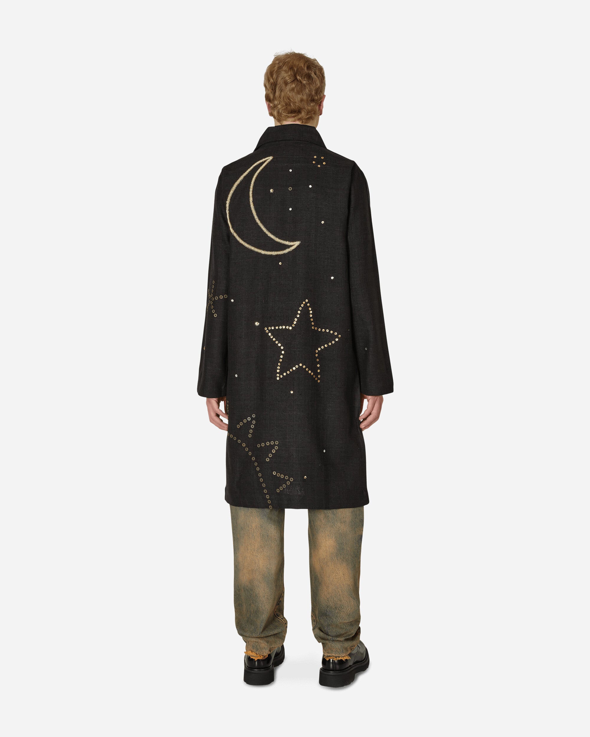 Sky High Farm U Boticelli Embroidered Constellation Jacket W Black Coats and Jackets Coats SHF03J002 1