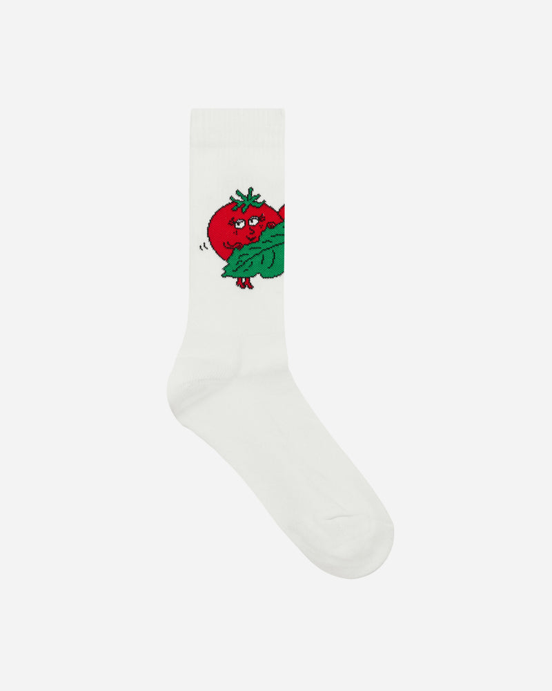 Sky High Farm Unisex Tomatoes Socks Knit White Underwear Socks SHF03K002 1