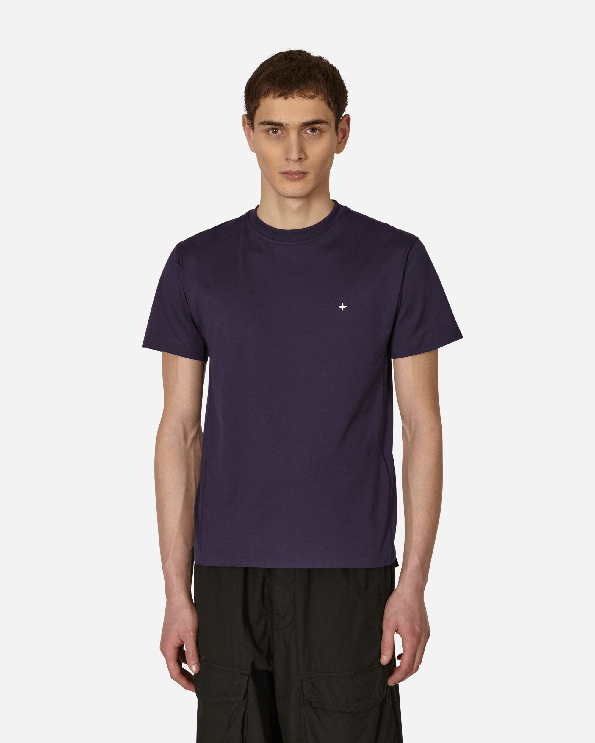 Stellina Garment Dyed T-Shirt Purple