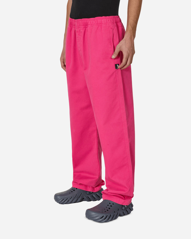 Stussy Brushed Beach Pant Hot Pink Pants Jogger 116553 HOTP