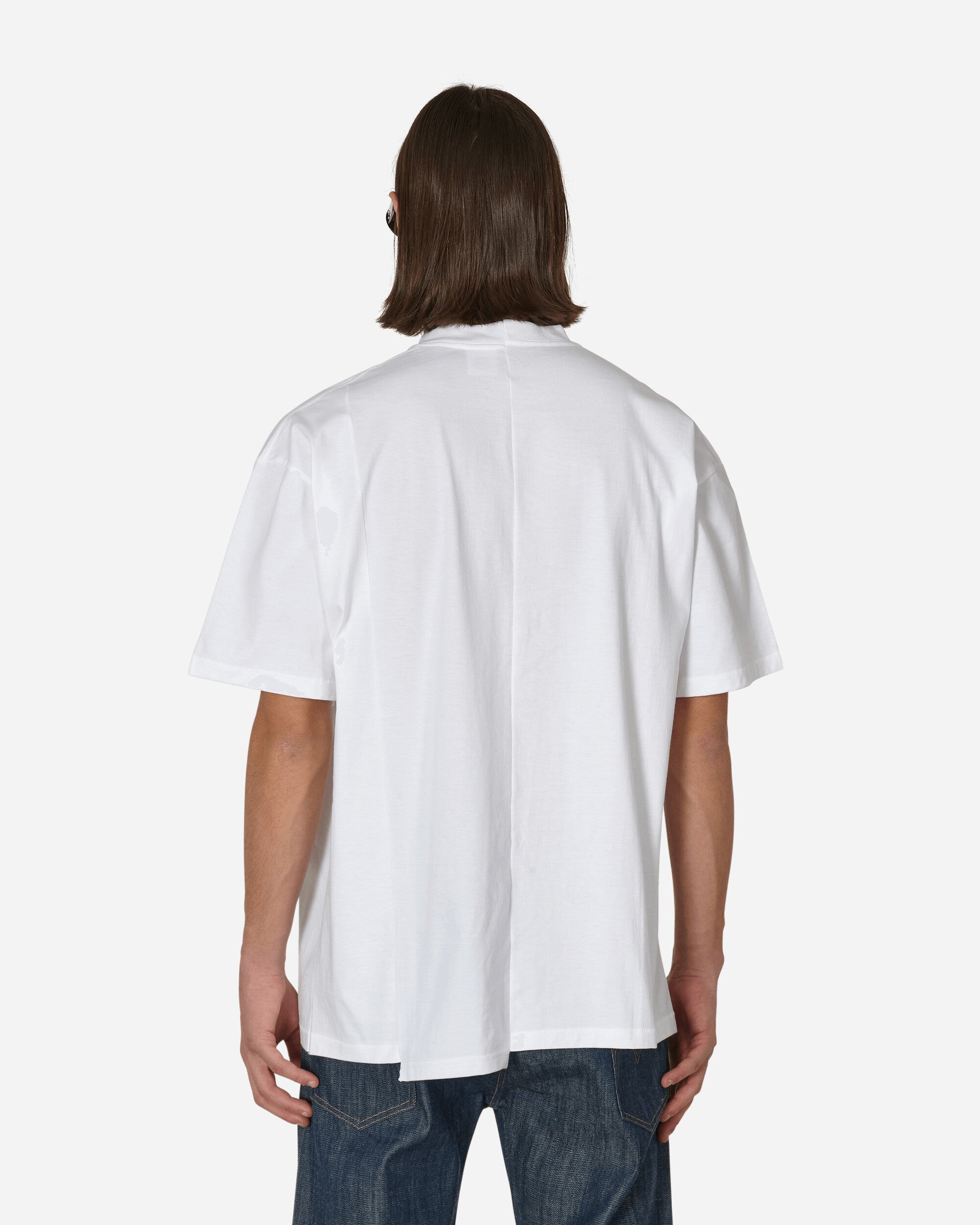 The Salvages Ss23 Reconstructed T-Shirt White T-Shirts Shortsleeve SS230624WHT WHITE