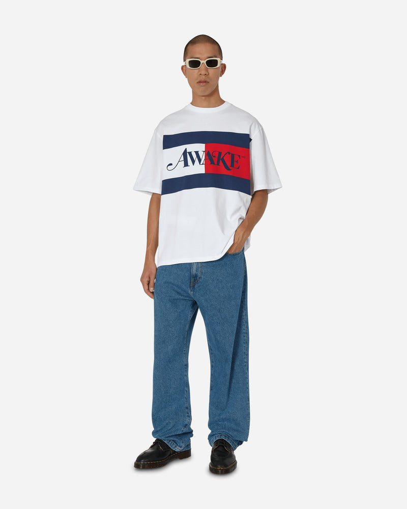 Tommy Jeans Tommy X Awake Flag Tee Optic White T-Shirts Shortsleeve DM0DM17849 YCF