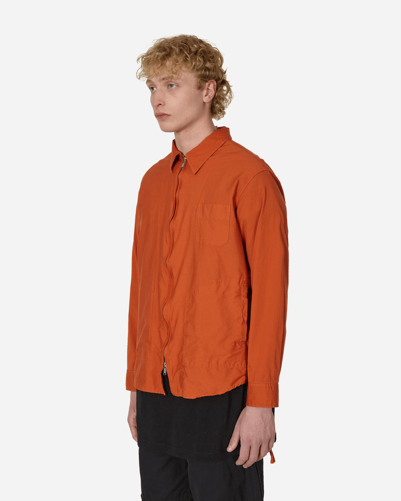 Undercoverism Zip Up Shirt Orange Shirts Longsleeve Shirt UI1C4206 001
