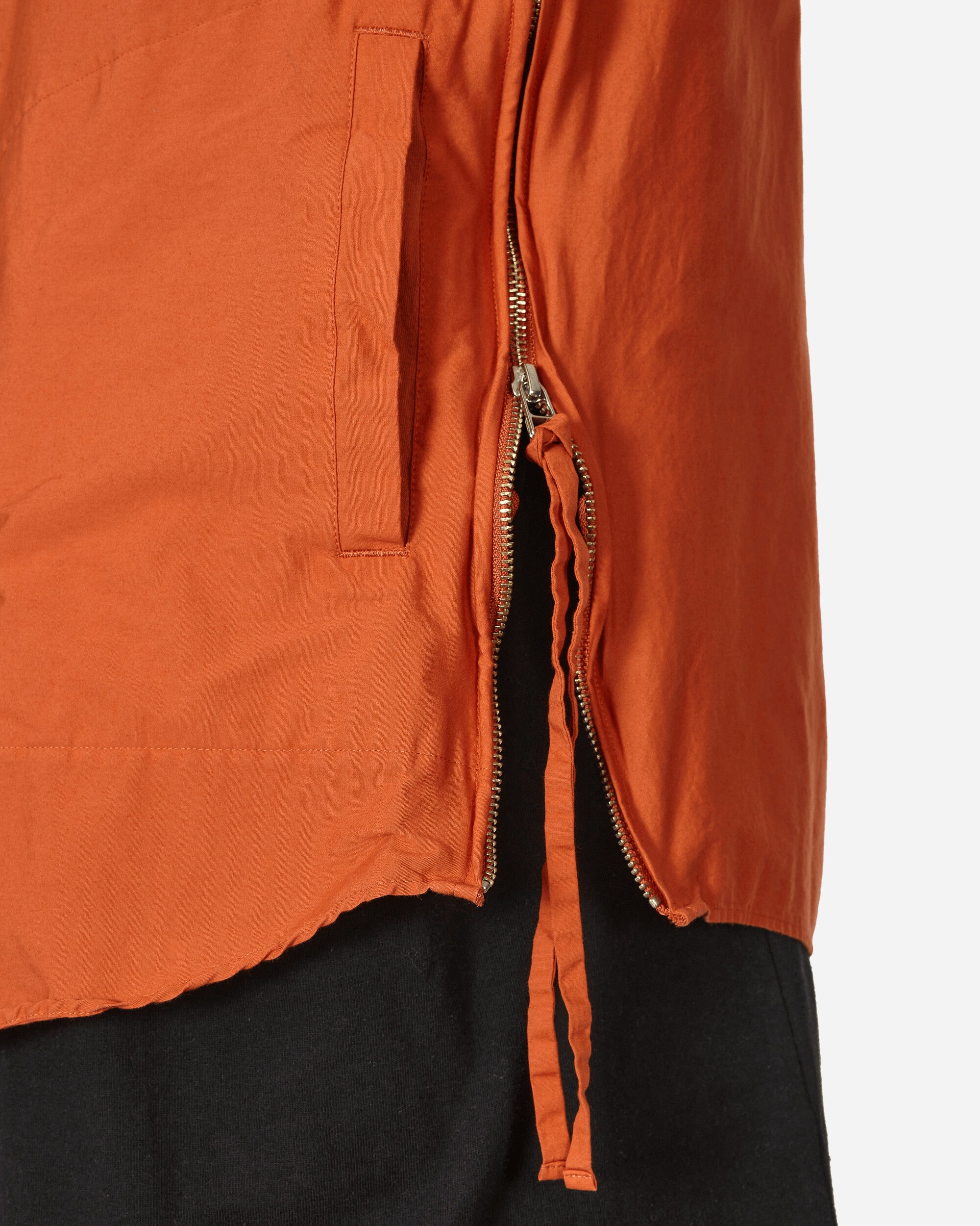 Undercoverism Zip Up Shirt Orange Shirts Longsleeve Shirt UI1C4206 001